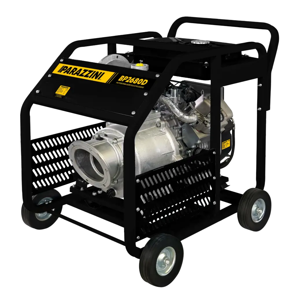 Motobomba Parazzini 26 hp 8" Diesel.