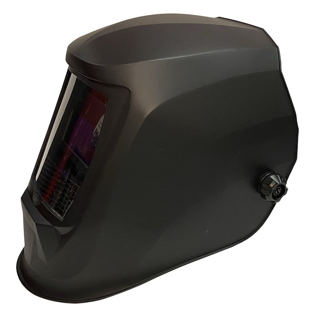 Careta proteccion ultra visibilidad celda solar SEGURA vista lateral izquierda.