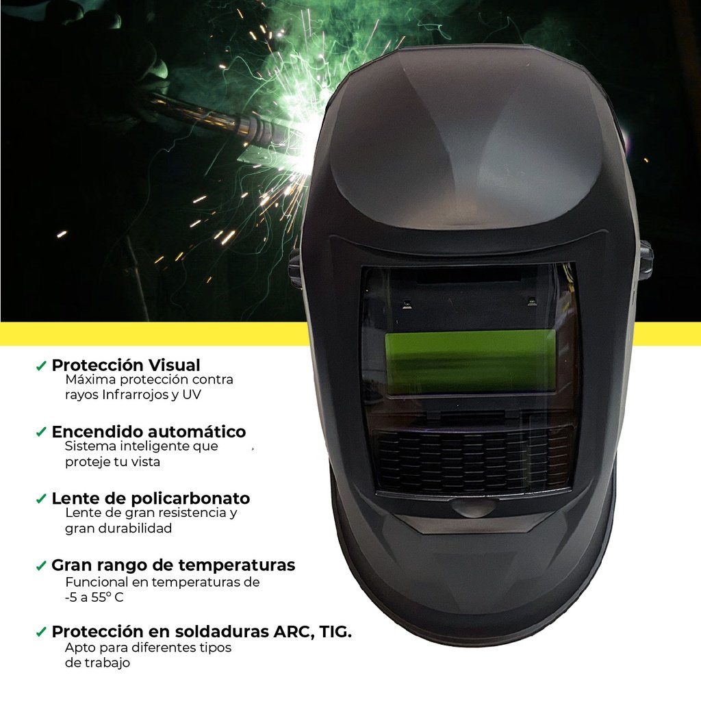 Flyer de Careta proteccion ultra visibilidad celda solar SEGURA