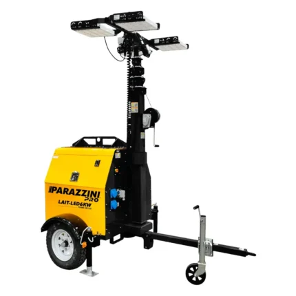 Torre de iluminacion LED con generador 6KW 110/220V