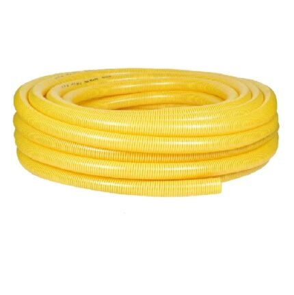 Manguera Anillada Rígida 8" Amarilla - RNY.8000