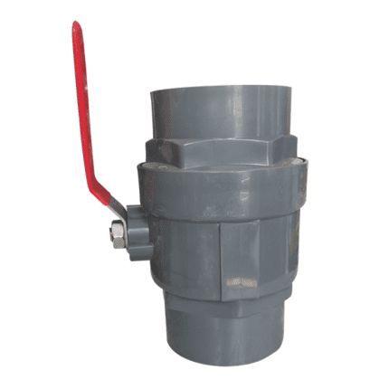 Valvula esfera 3/4" PVC ced 80 (roscada) - VPC803/4RC