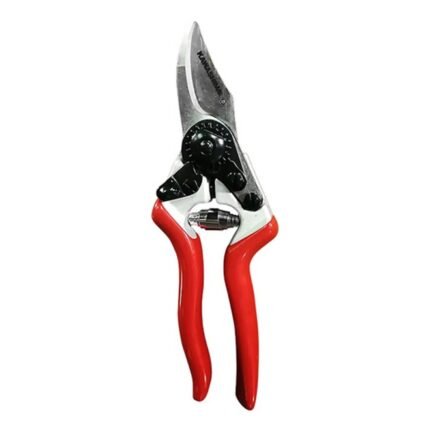Tijera con hoja afilada de acero de alto carbono. Hoja inferior con el mango superior es mas durable. Fuerte caida de aluminio forjado mango con vaina de pvc. (3103A-2)