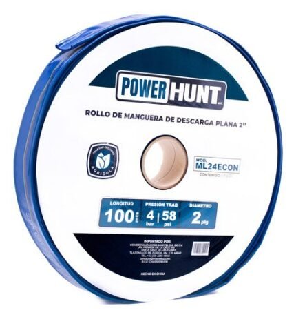 Manguera LayFlat Power Hunt 2" (4 bar) - rollo 100 m (645781028241)