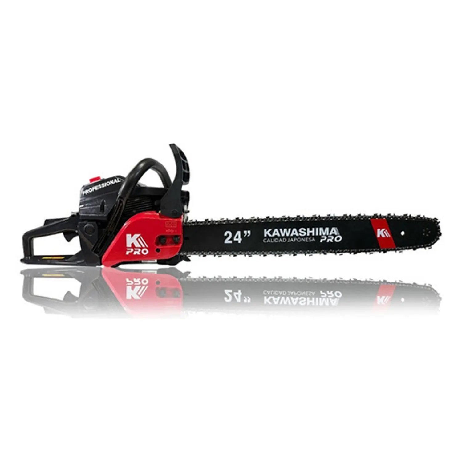 Motosierra profesional 72 cc con 2 barras, 2 cadenas de 24 pulg cont: 2 motosierras (645781180086)