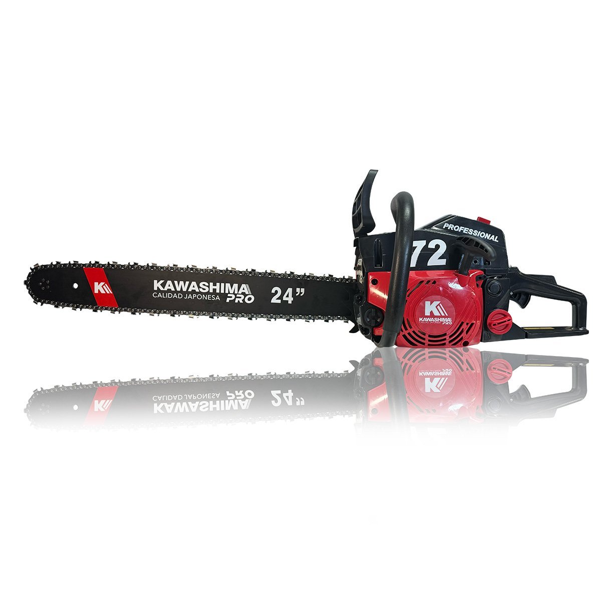 Motosierra profesional 72 cc con 2 barras, 2 cadenas de 24 pulg cont: 2 motosierras (645781180086) - Imagen 7