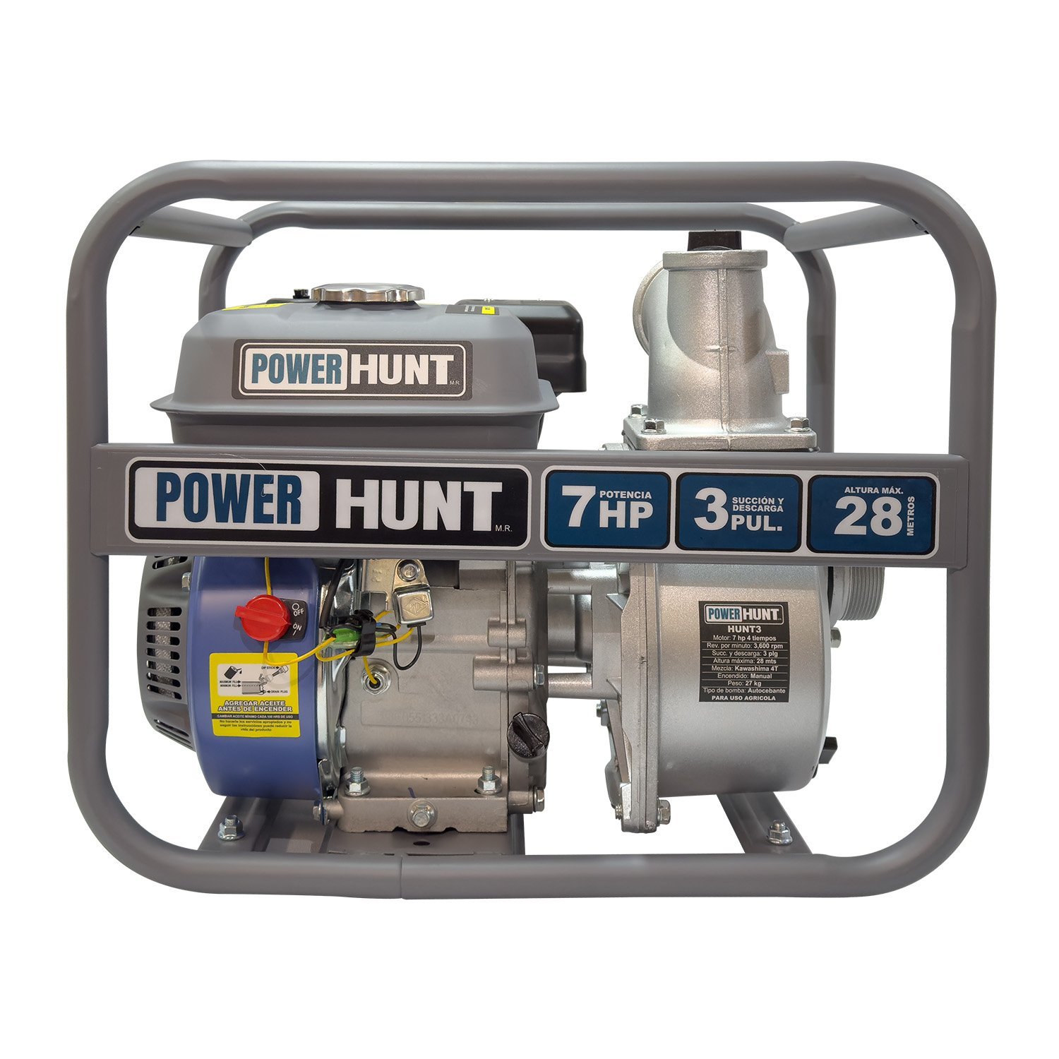 Motobomba 7 hp 4 tiempos autocebante 3 pulg (645781221765) - Imagen 11
