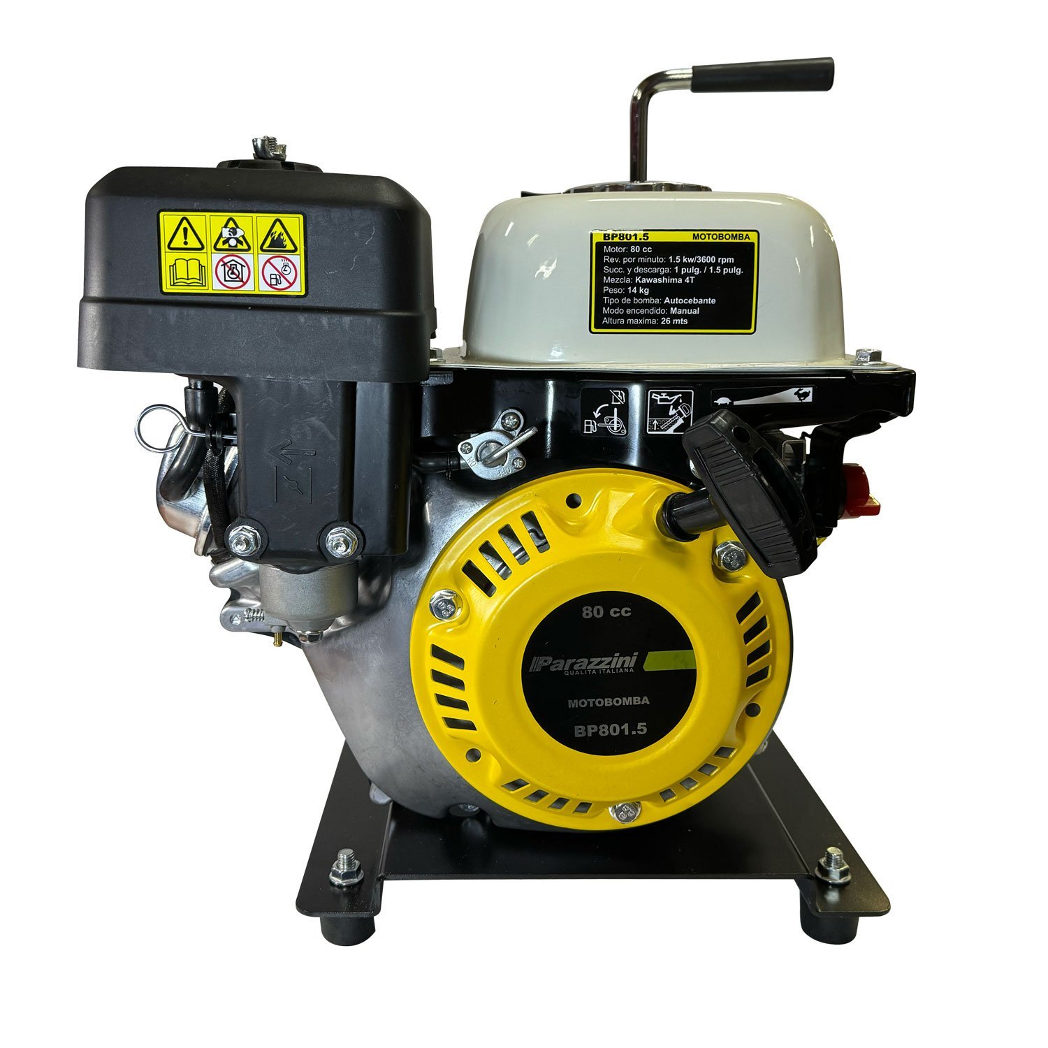 Motobomba 80cc 4 tiempos autocebante 1.5 pulg (645781237636)
