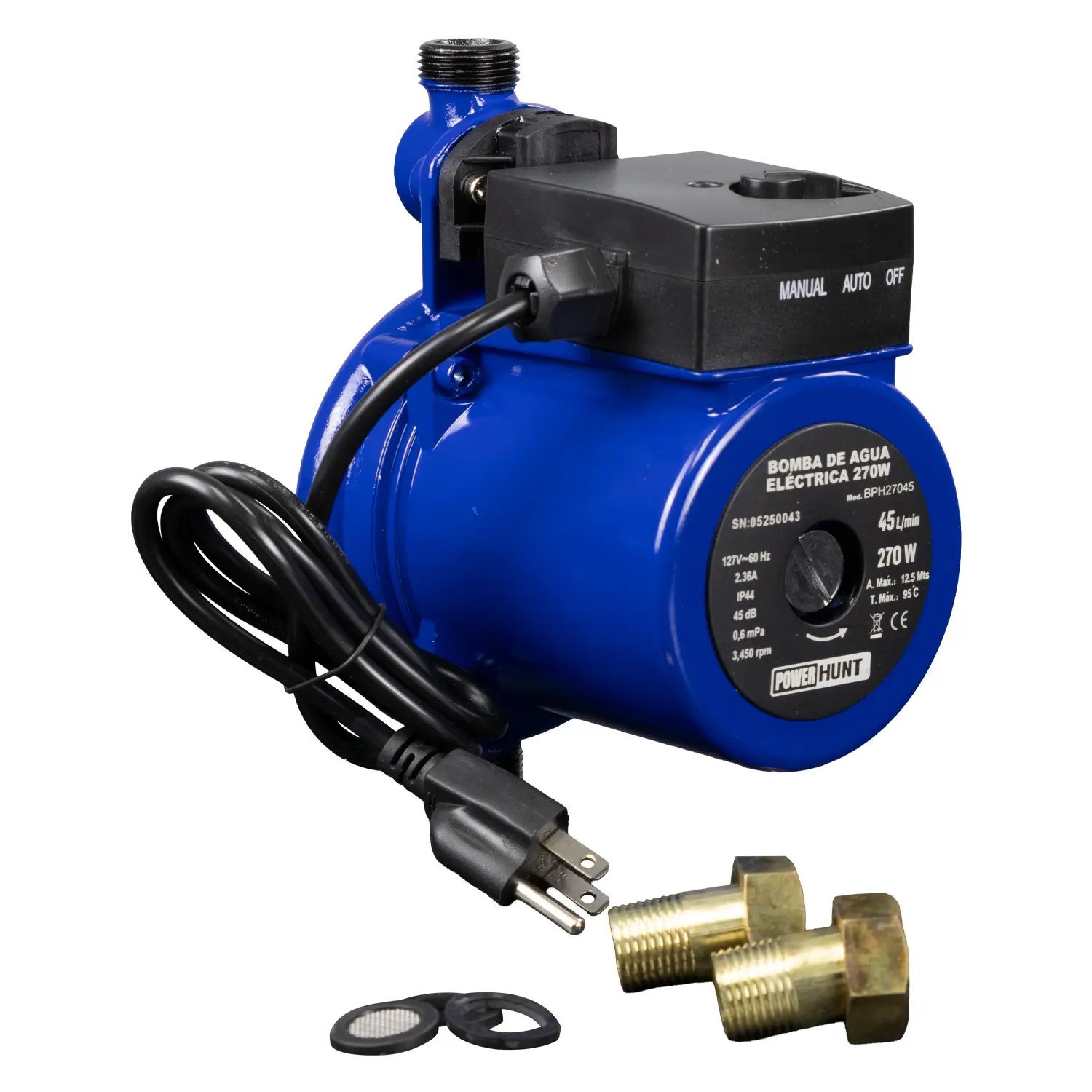 Bomba de agua eléctrica 270W (BPH27045)