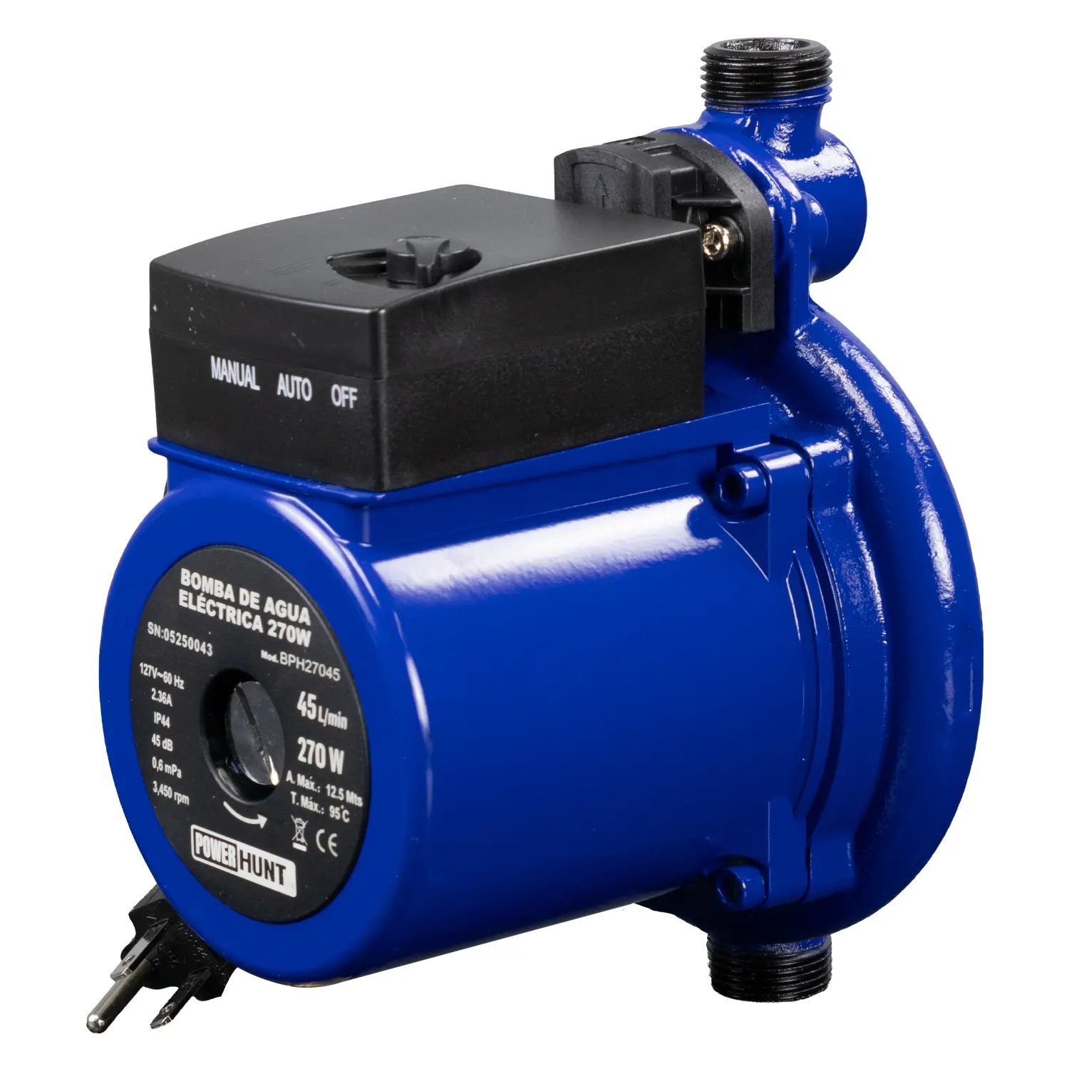 Bomba de agua eléctrica 270W (BPH27045) - Imagen 3