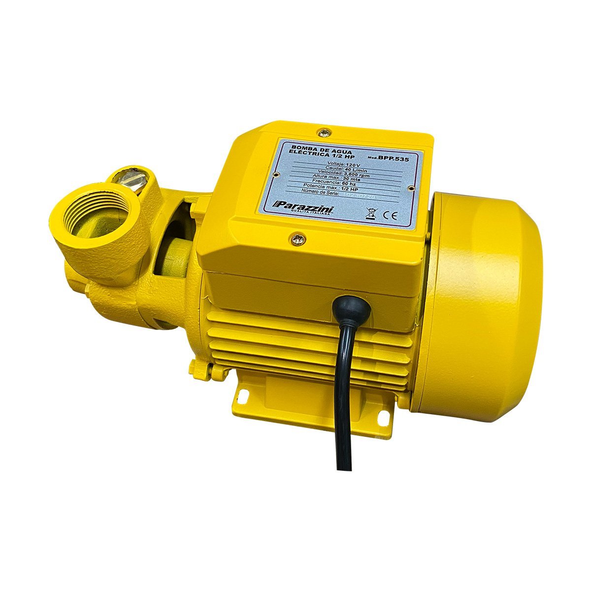 Bomba de agua eléctrica 1/2 hp (BPP.535) - Imagen 6