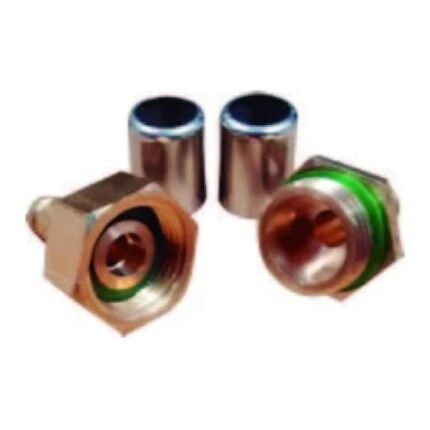 Conector y casquillo para manguera de alta presion de 10 mm 3/8 a 13.5 mm 1/2 Cont: 5 piezas (C1310MMV)