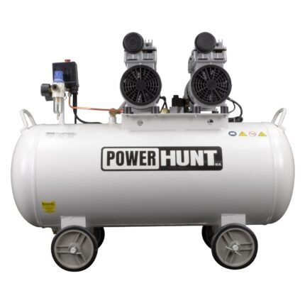Compresor 80 lts doble conexión rapida con bomba libre de aceite (CP80SA)