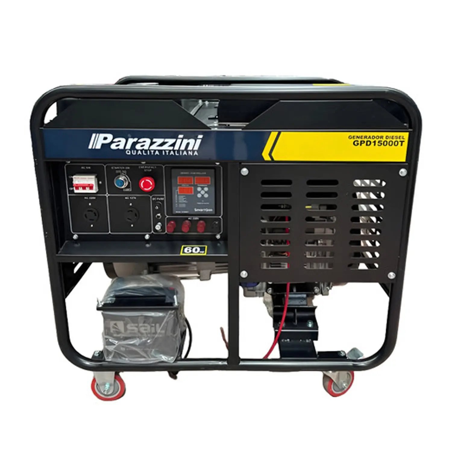 Generador diesel 15000 wats arranque electrico trifasico (GPD15000T)