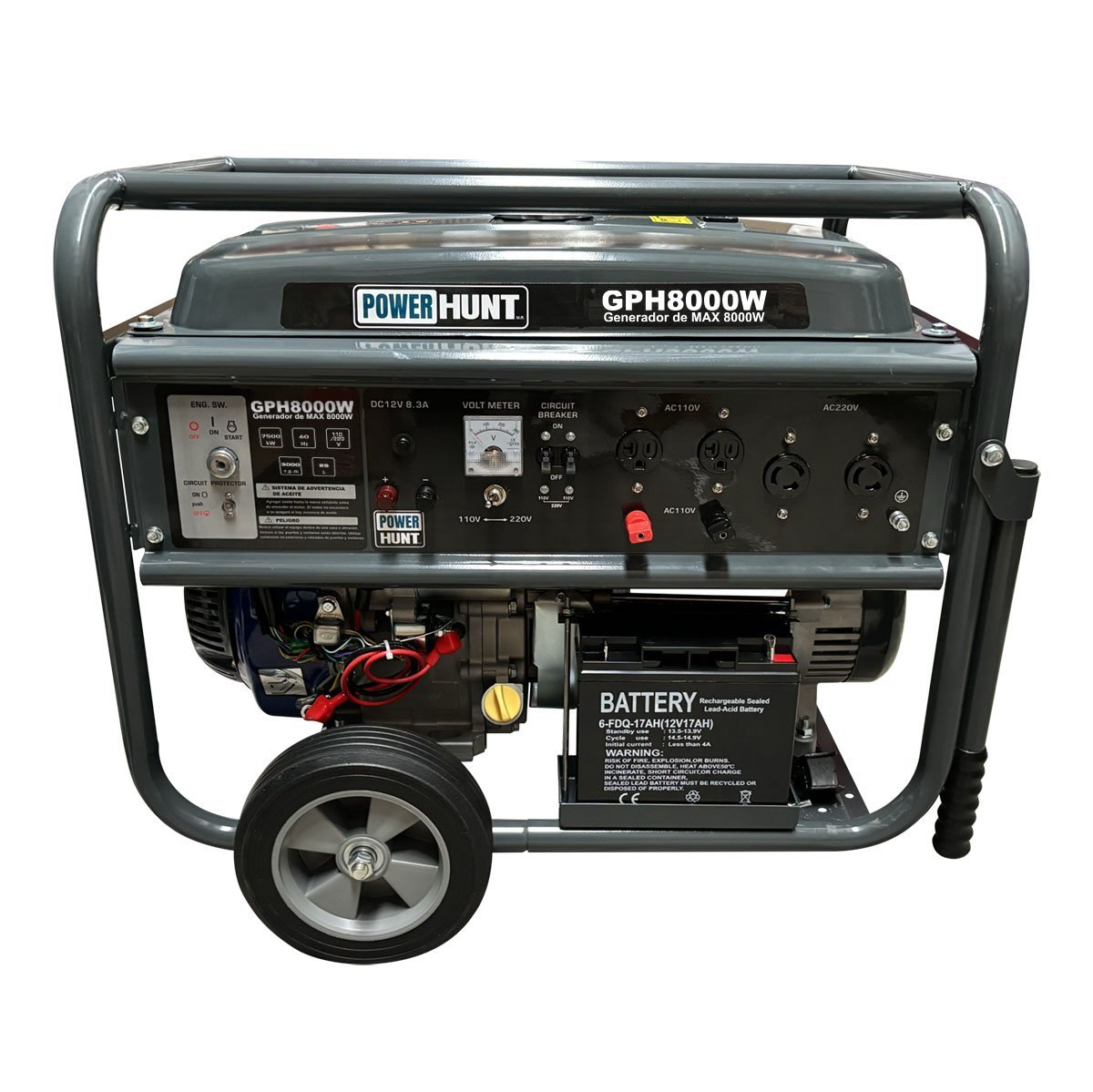 Generador Power Hunt 8000 W (GPH8000W) - Imagen 3