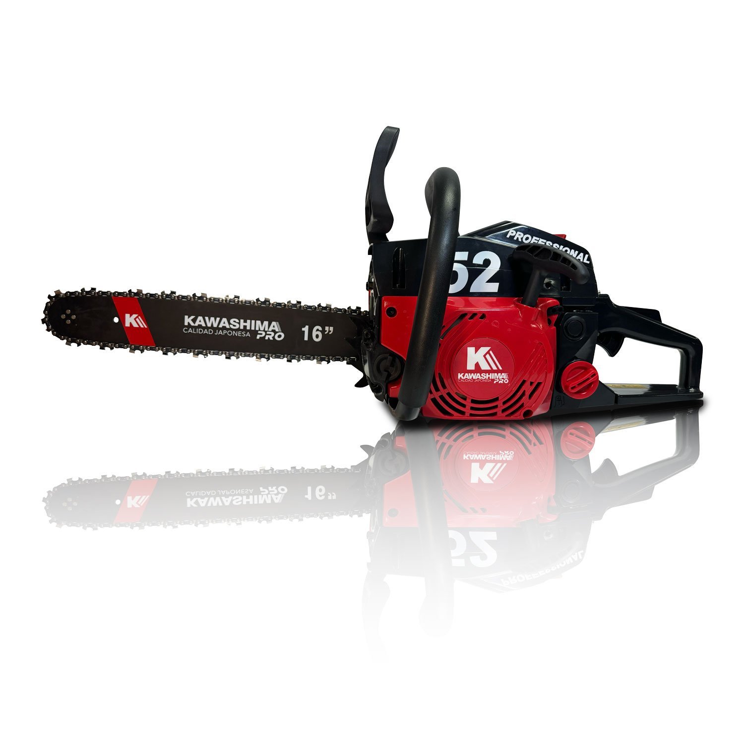 Motosierra profesional 52 cc con 2 barras y cadenas de 16 pulg (MAKO52) - Imagen 3