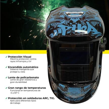 Careta proteccion ultra visibilidad celda solar (MONO)