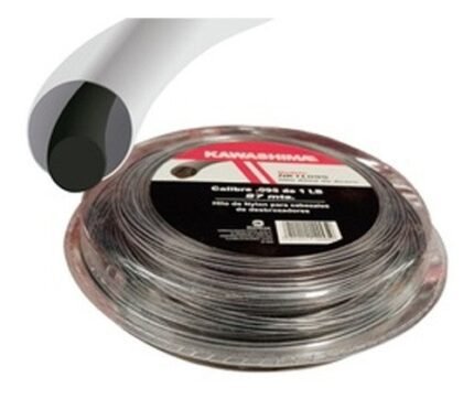 Hilo nylon 0.095pulg 2.40mm x 74mts 1lb cuadrado (NK1L095C)