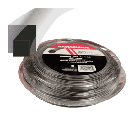 Hilo nylon 0.095pulg 2.40mm x 74mts 1lb cuadrado – caja con24 piezas (NK1L095CC)