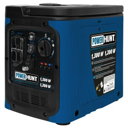 Generador Inversor Compacto 1300W Monofásico Silencioso con Motor a Gasolina 4T
