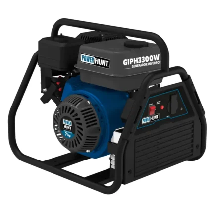 Generador Inversor Abierto 3300W Monofásico 120V con Motor a Gasolina 7 HP