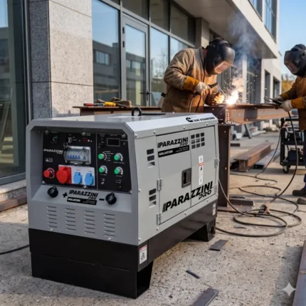 Planta de Luz y Soldadora a Diésel 300A / 11 kVA Insonorizada - Parazzini Pro