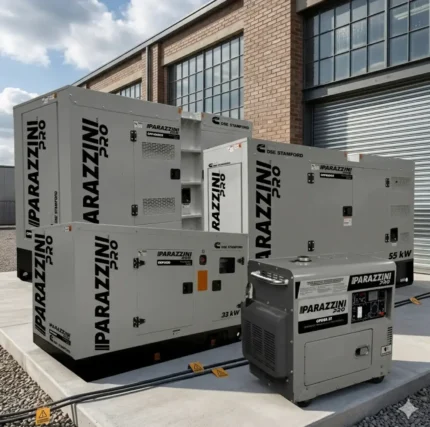 Planta de Luz Diésel 100 kW Trifásica Insonorizada con Motor Cummins - Parazzini Pro