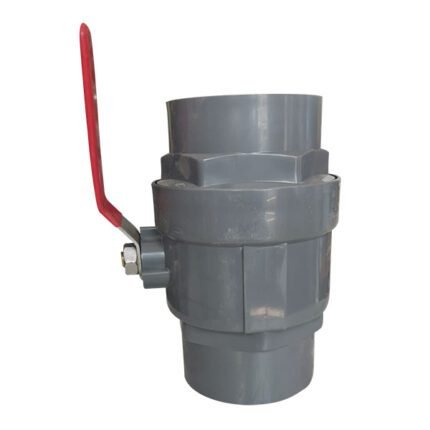 Válvula Esfera 4" PVC ced 80 (cementar) 1 pieza Parazzini